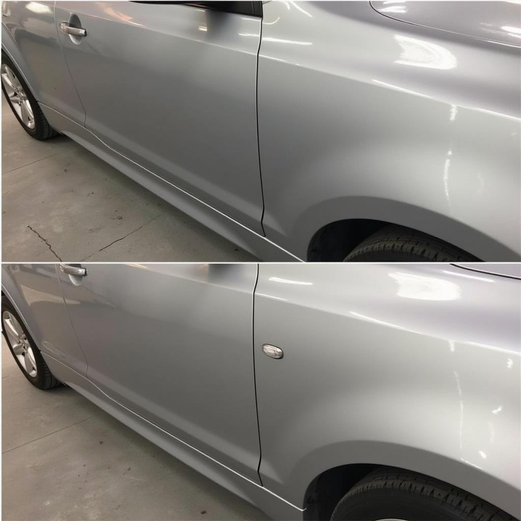 Achieving a Perfect Lacquer Finish on a Repaired Car Body