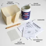 Plastic Car Bumper Repair Kit Contents