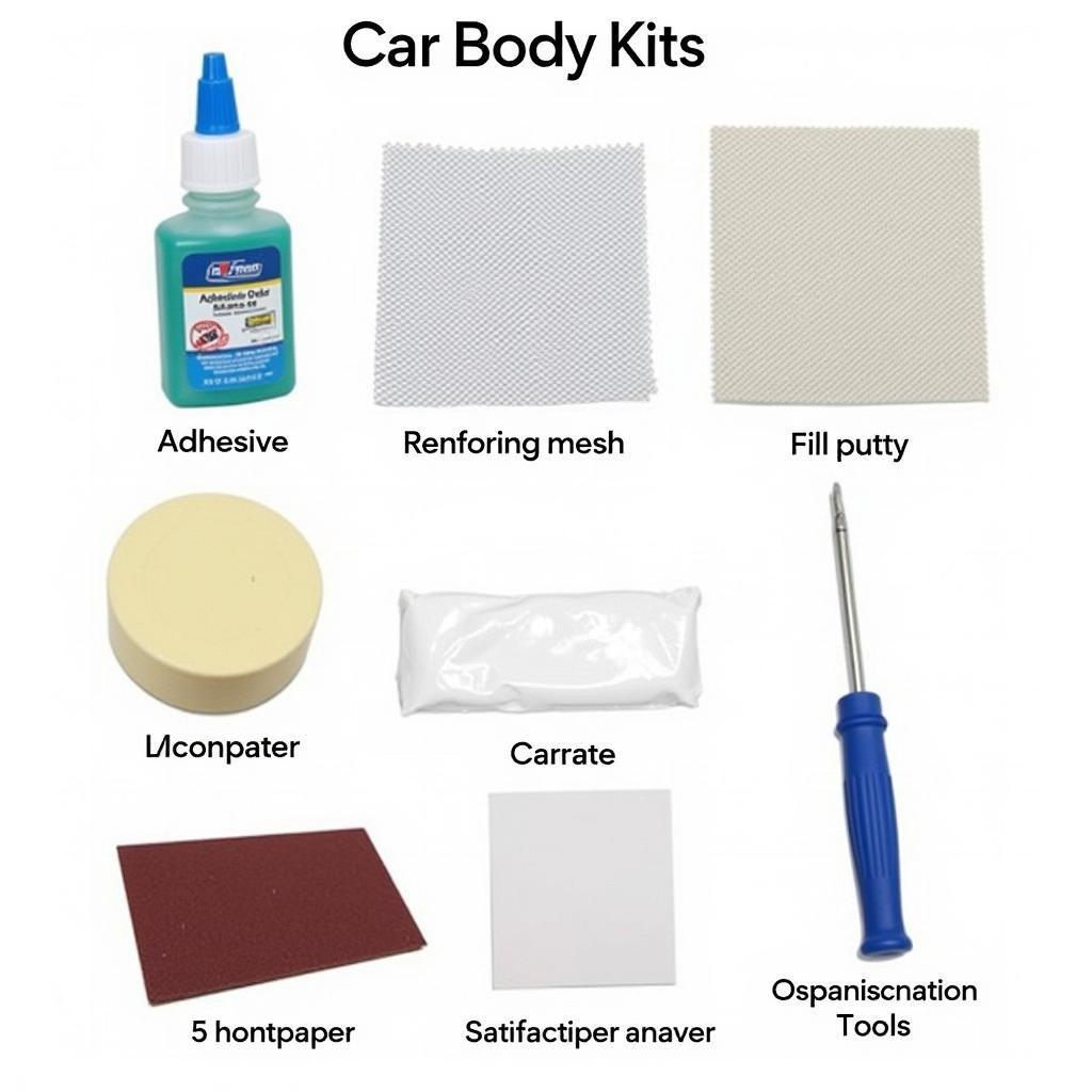 Essential Components of a Car Body Plastic Repair Kit