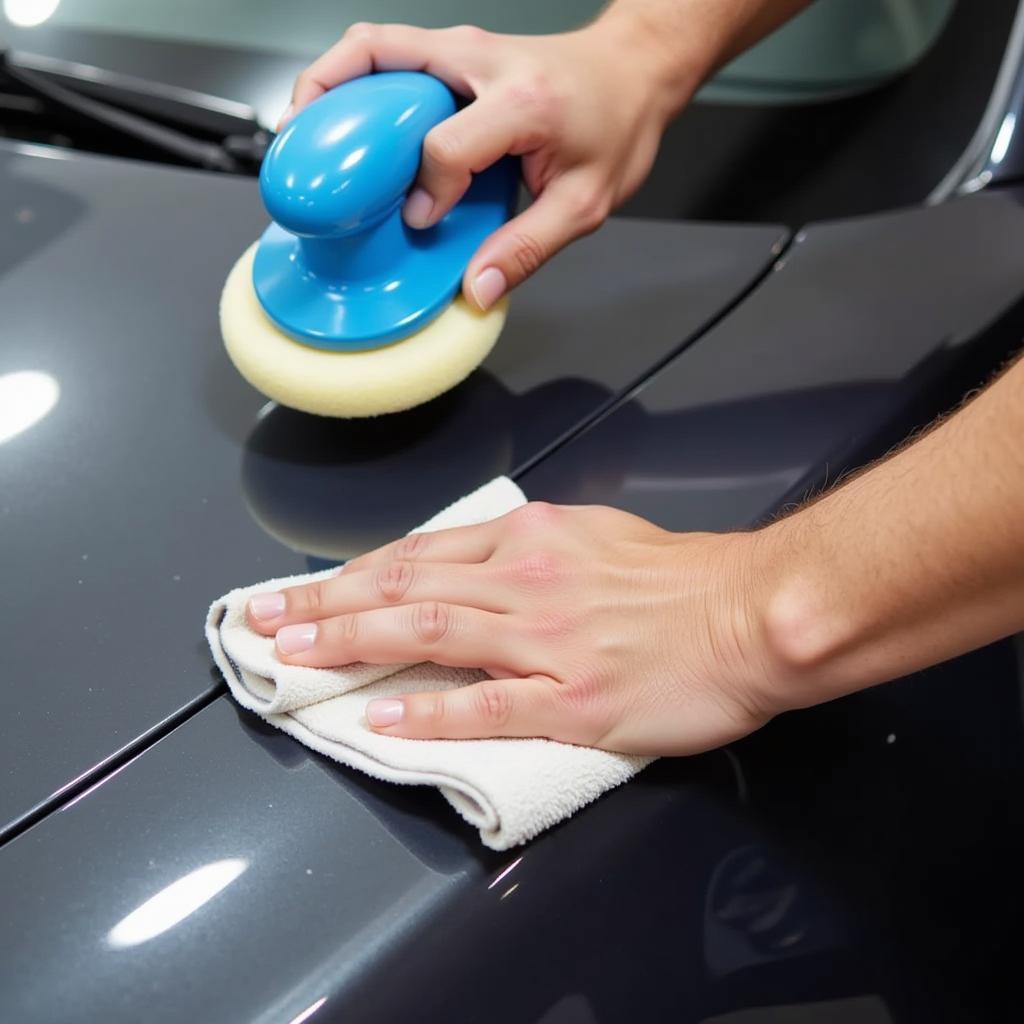 Polishing Car Paint After Repair