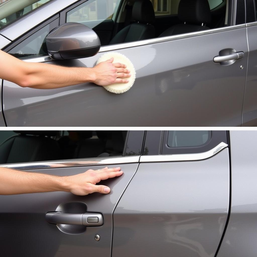 Polishing Car Paint Scratches