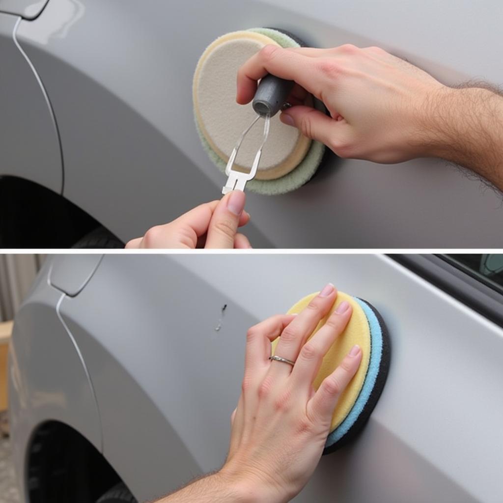 Polishing Minor Car Paint Scratches