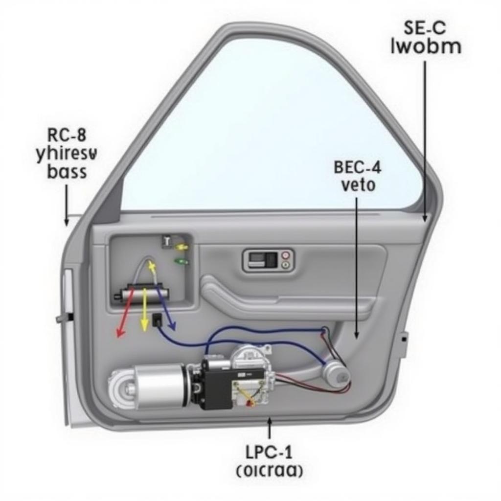 Power Window Mechanism Diagram