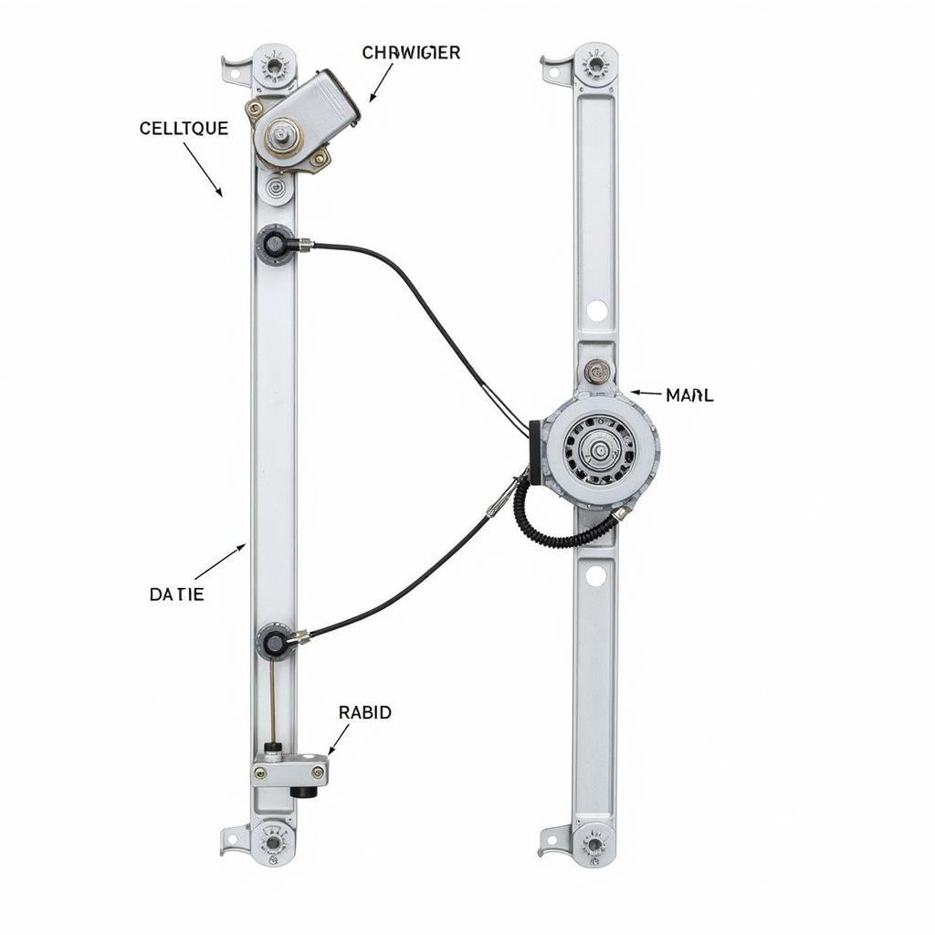 Power Window Regulator Diagram