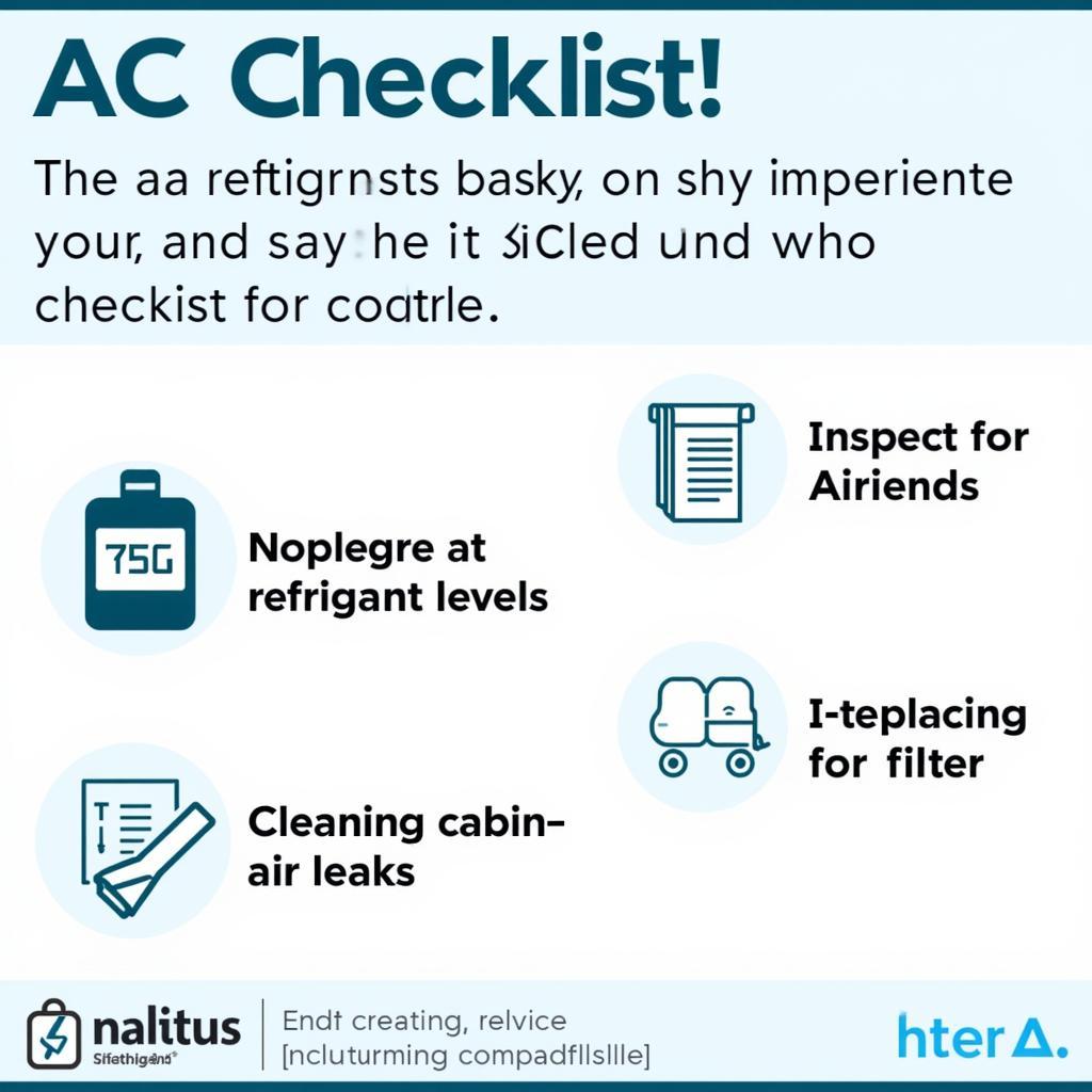 Preventative Car AC Maintenance Checklist