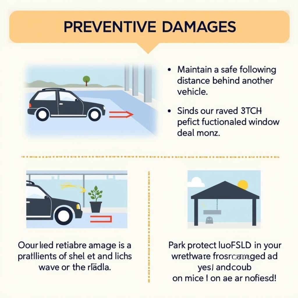 Preventing Car Window Damage: Safe Following Distance and Covered Parking