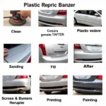 Professional Plastic Bumper Repair Process