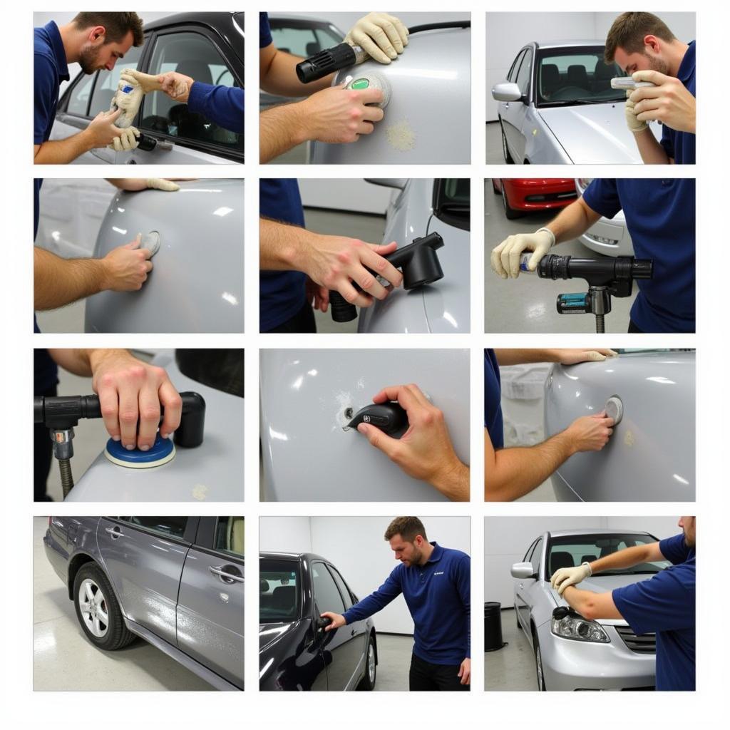 Professional Car Paint Scratch Repair Process in California