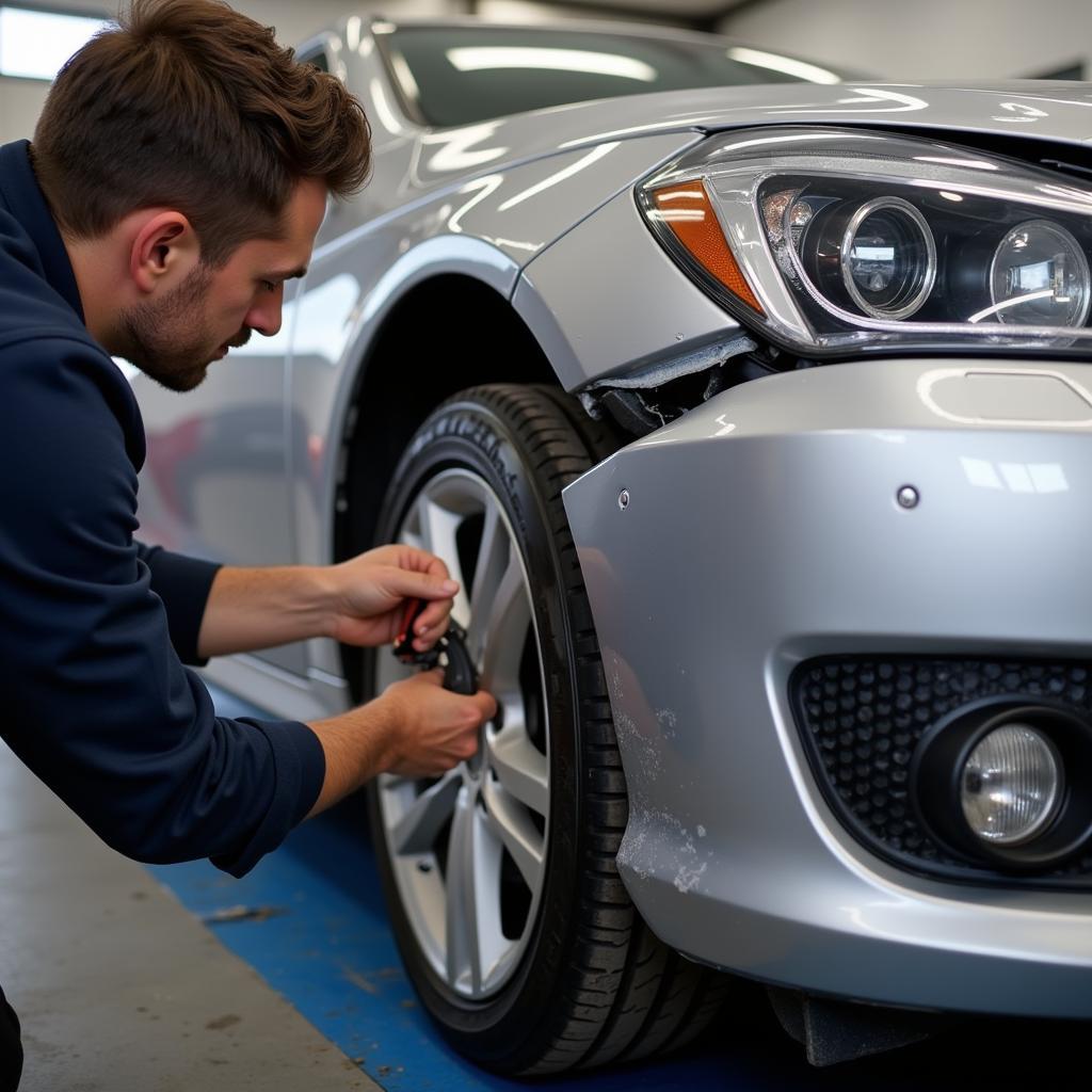 Professional Plastic Car Bumper Repair