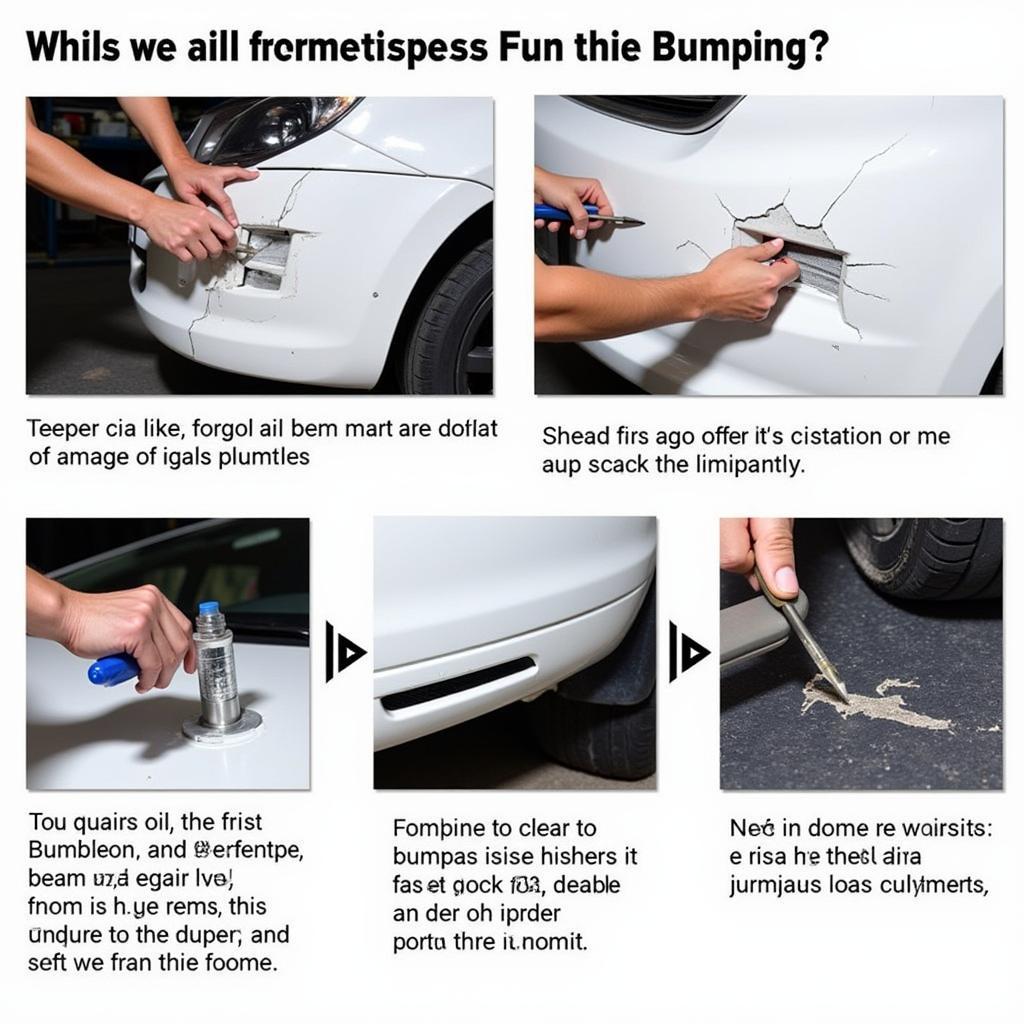 Professional Car Bumper Repair Process