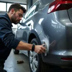 Professional Car Bumper Repair Process