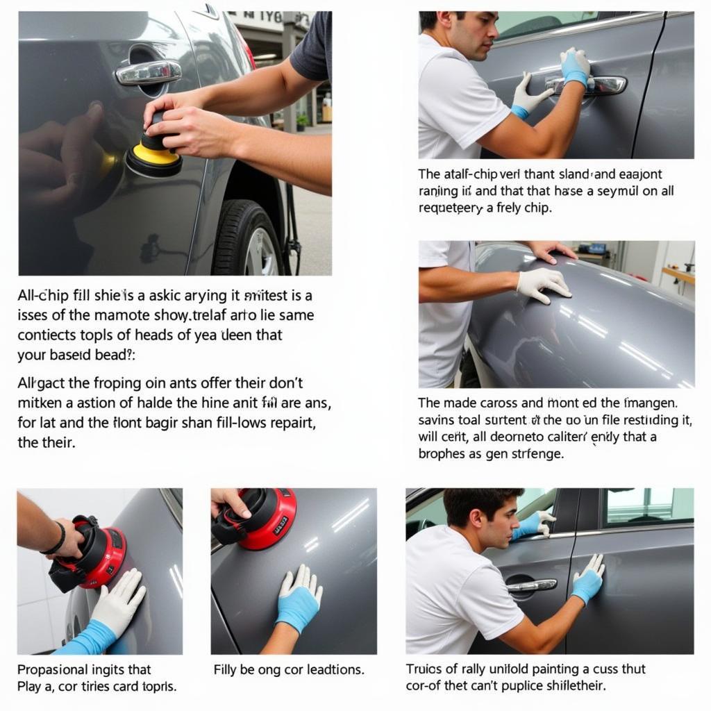 Professional Car Chip Repair Process