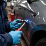 Professional Car Dent Repair Process