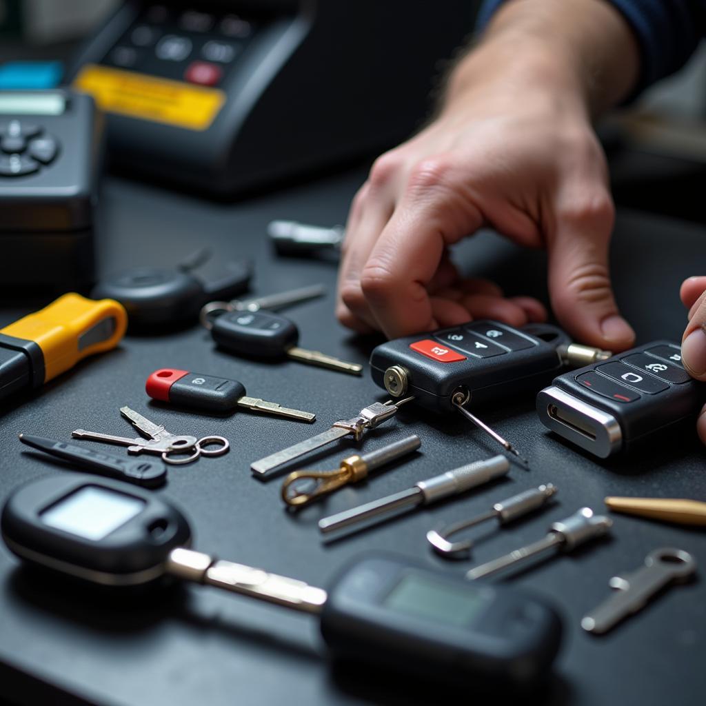 Professional Car Key Repair Tools