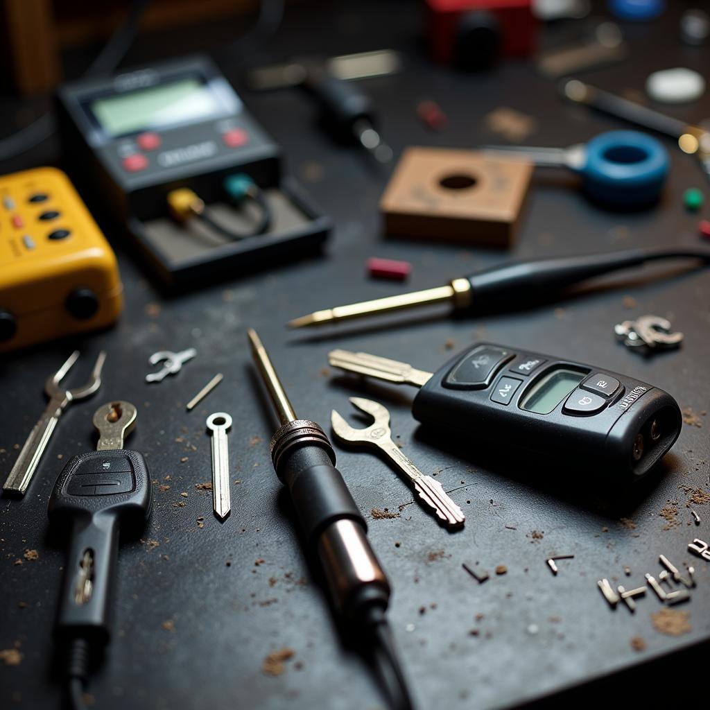 Professional Car Key Repair Tools and Equipment