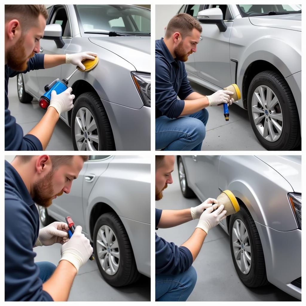 Professional Car Paint Chip Repair Process in San Antonio