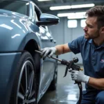 Professional Car Paint Repair Process