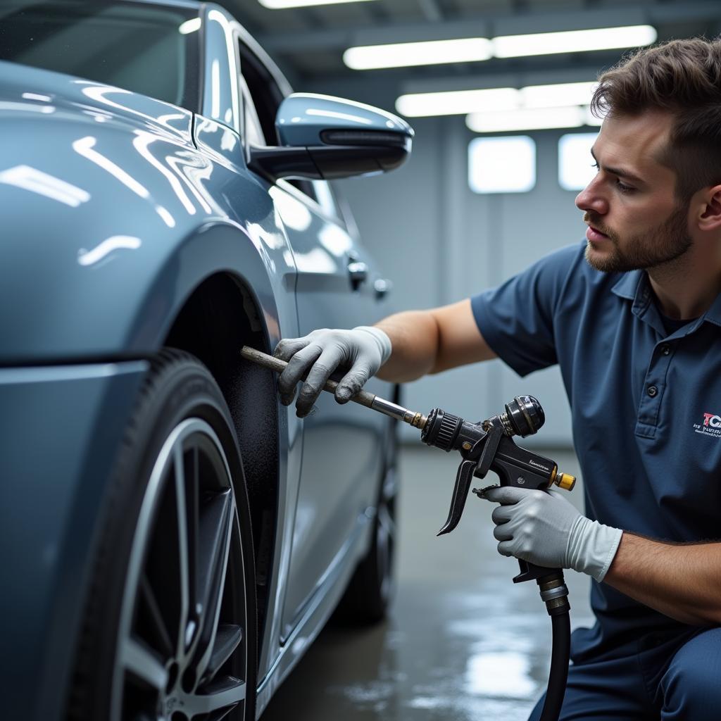 Professional Car Paint Repair Process