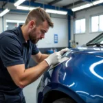 Professional Car Paint Repair Process in Maidstone