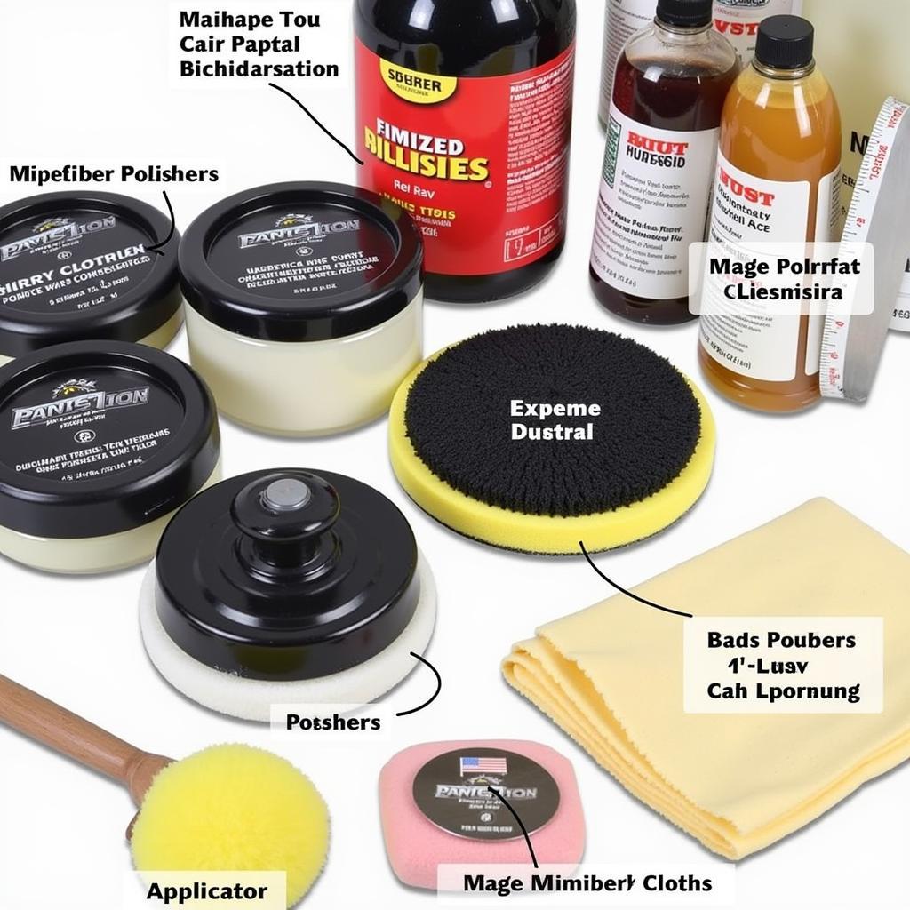 Professional car paint repair tools