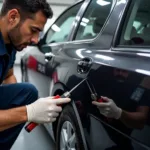 Professional Car Paint Scratch Repair Process