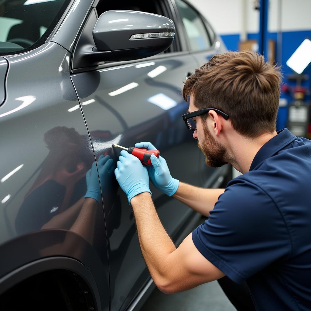 Professional Car Paint Scratch Repair in Aberdeen