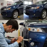 Professional Car Paint Scratch Repair Process