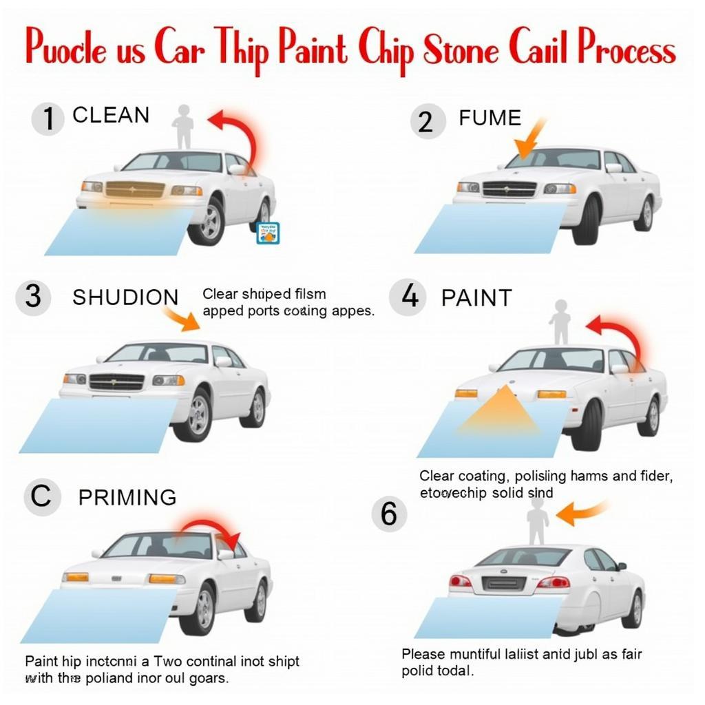 Professional Car Paint Stone Chip Repair Process: Step-by-Step