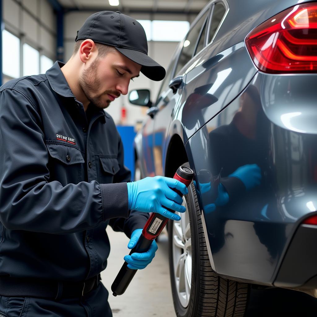 Professional Car Rear Bumper Repair