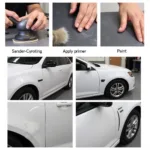 Professional Car Scratch Repair Process