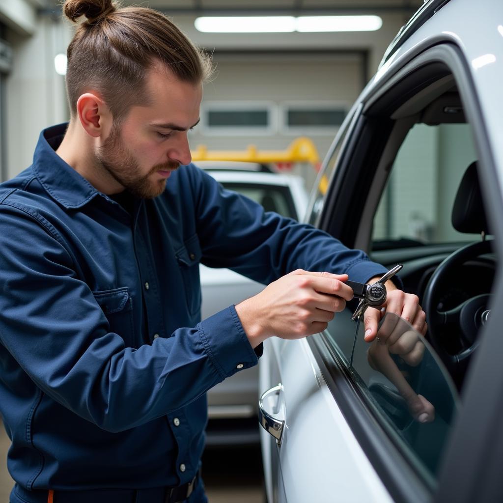 Professional car window repair service in Paterson