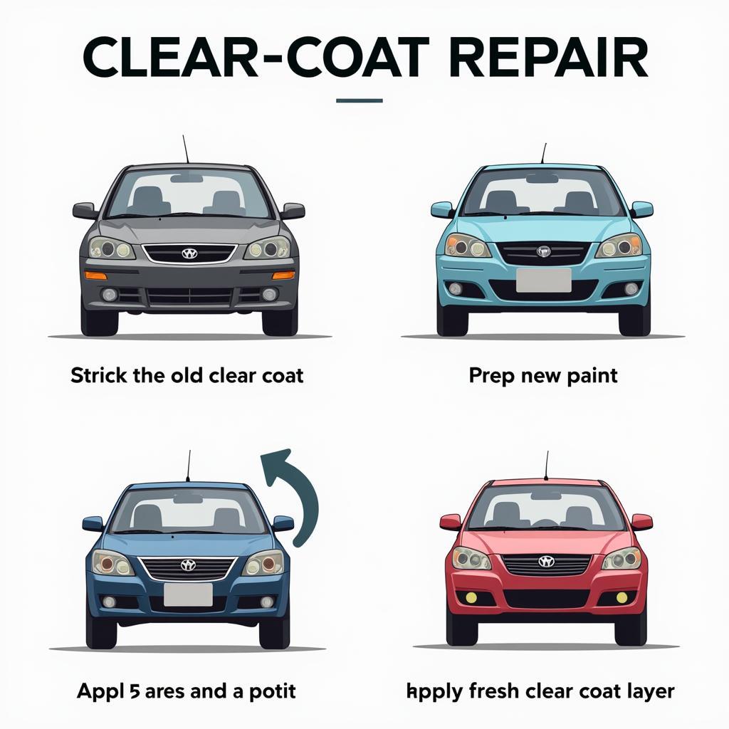 Professional Clear Coat Repair Process