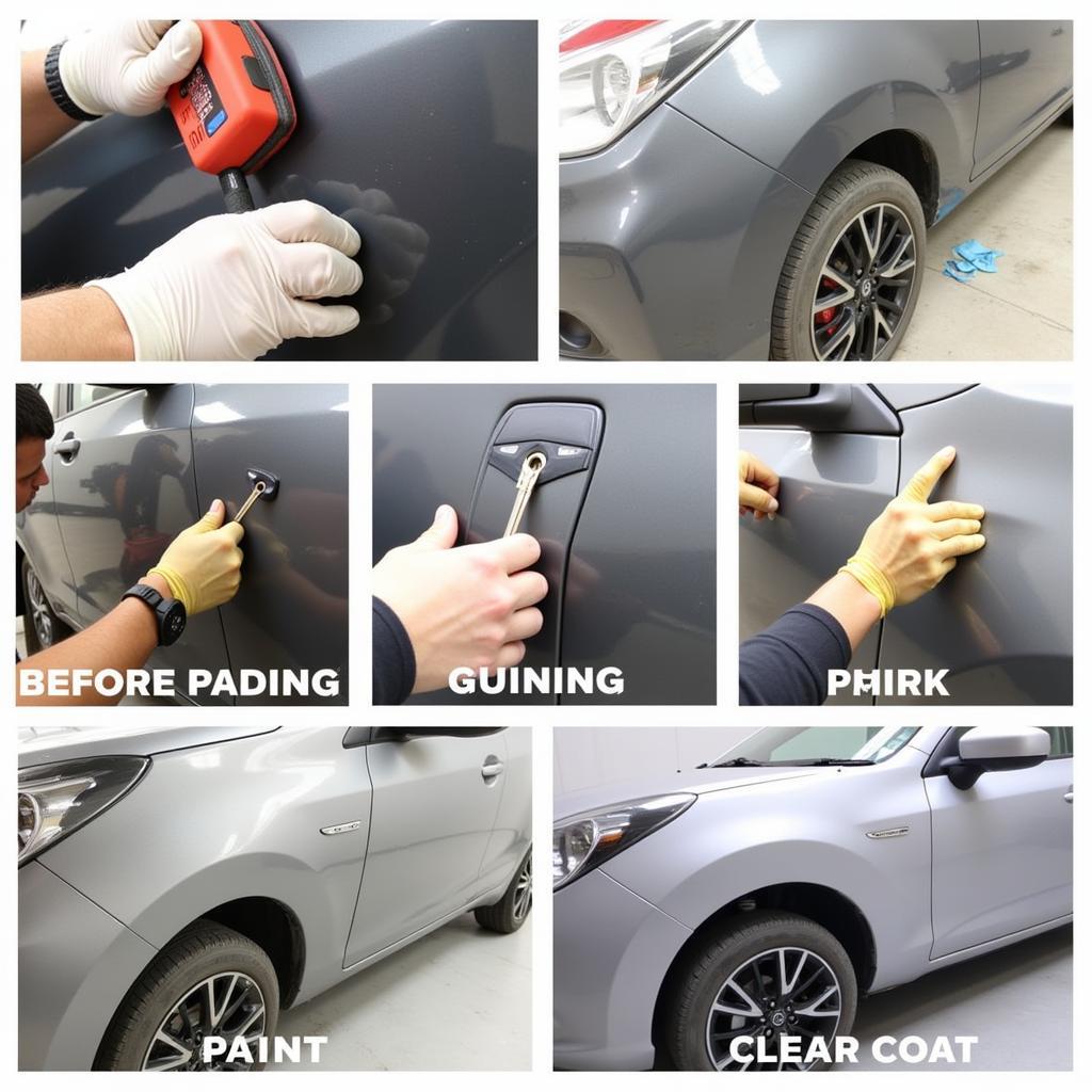 Professional Keyed Car Repair Process