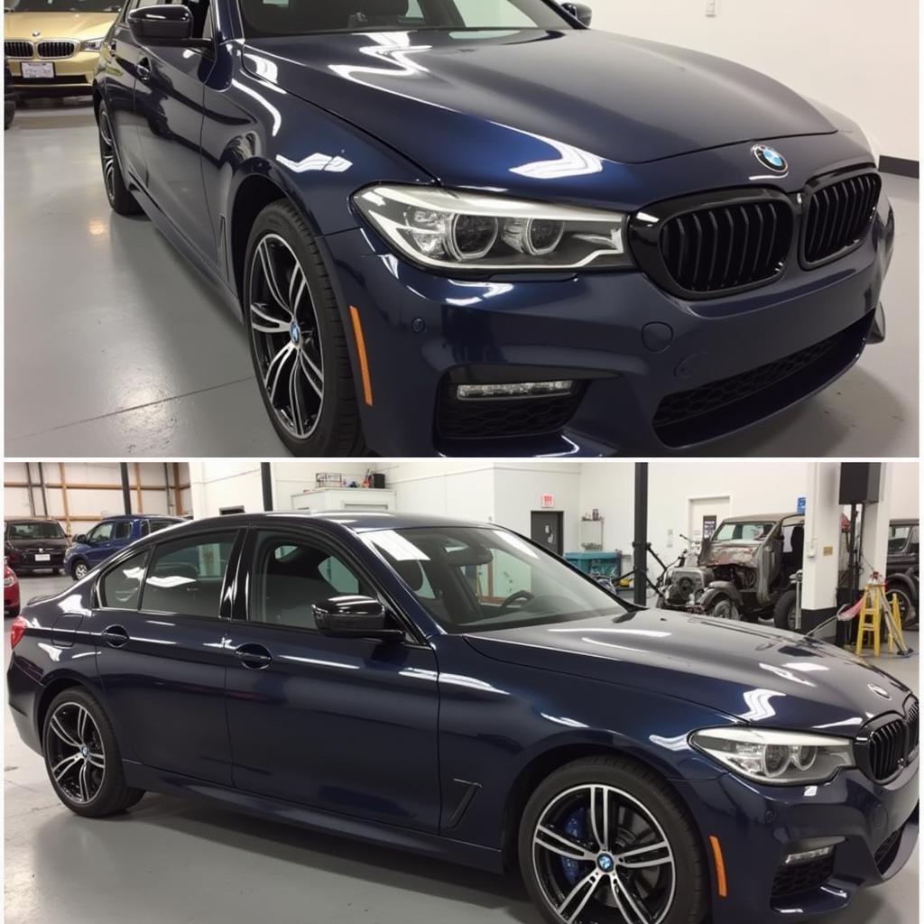 Repaired BMW Car After Approved Body Work