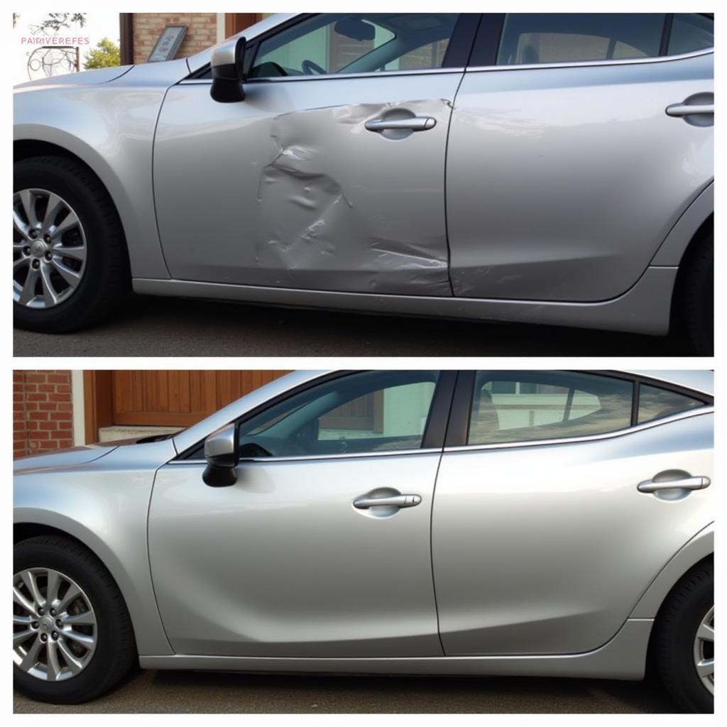 Repaired Car Paint