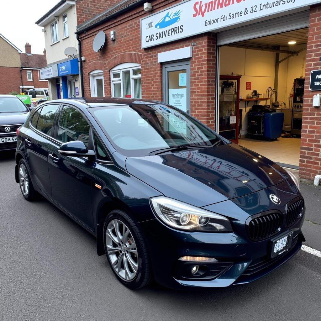 Repaired Car in Rugby