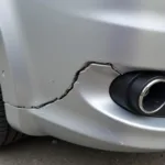 Repairing a Cracked Plastic Car Bumper