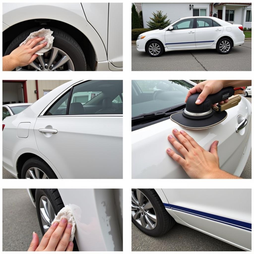 Repairing a Deep Car Fender Scrape