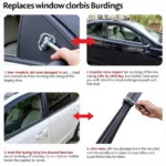 Replacing Car Window Shoe Molding