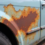 Rust Patch on Car Door