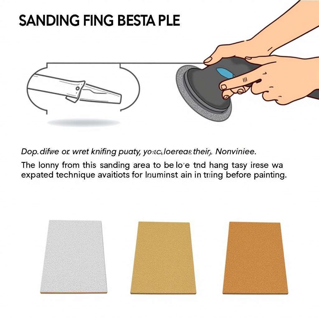 Sanding Knifing Putty Smooth