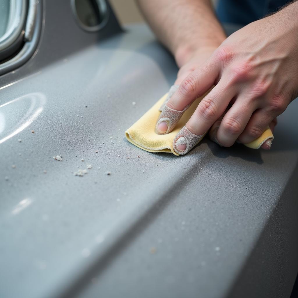 Sanding Car Primer After Bodywork Repair