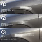 Types of Scraped Car Paint Damage