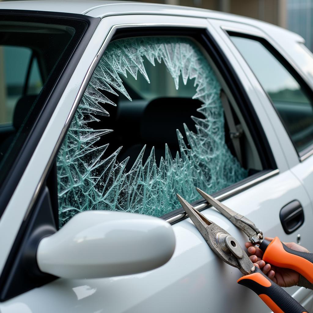 Shattered Car Window Replacement in Crestview