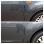 Before and After Spot Paint Repair