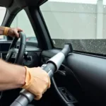 Cleaning the tracks of a stuck car window