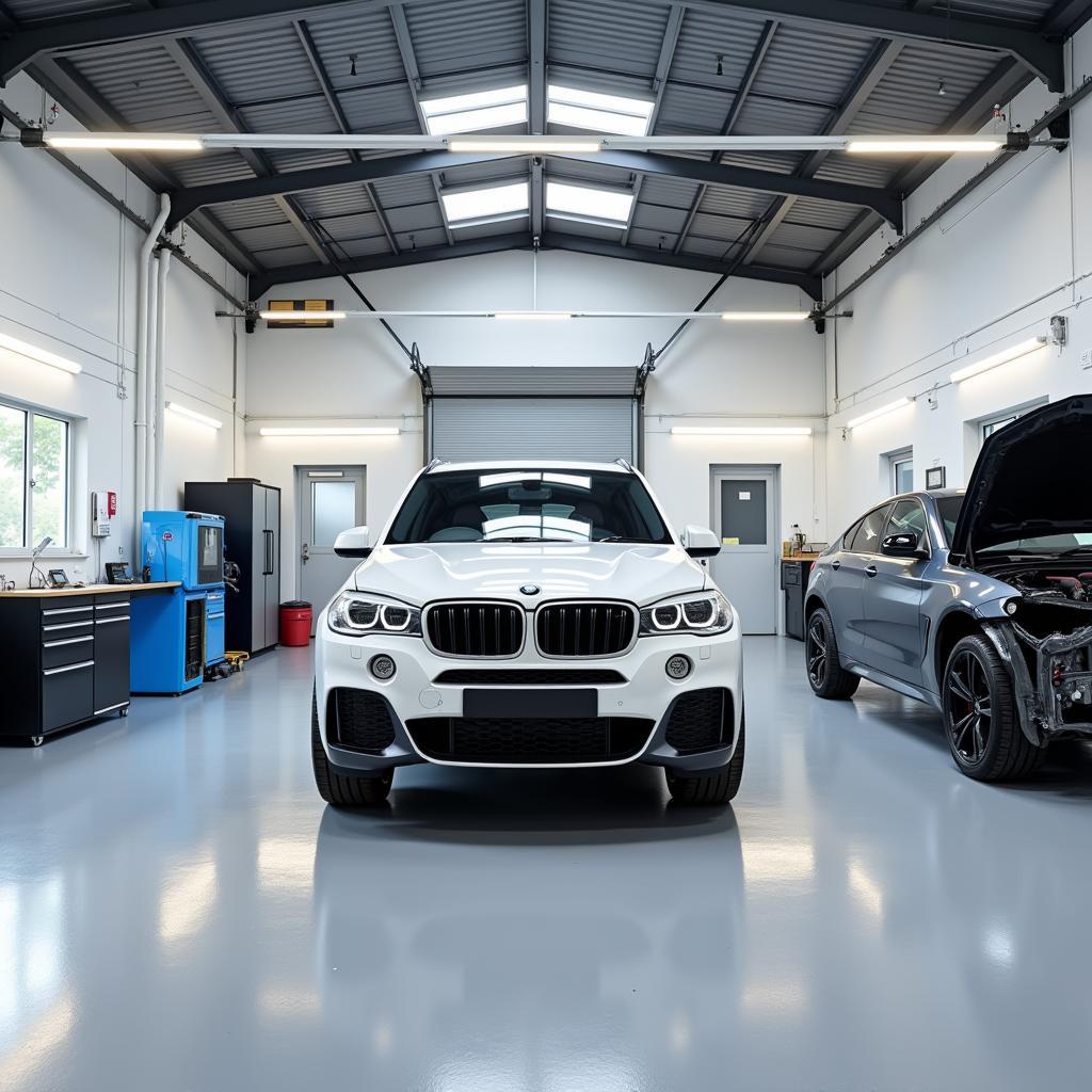 Modern Car Body Repair Shop in Swindon