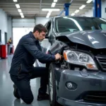 Toronto Auto Body Repair Shop in Action