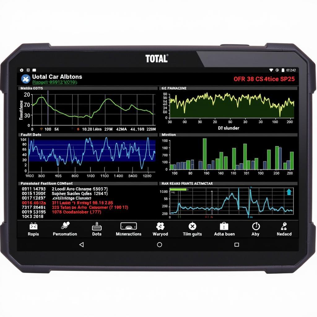 Modern Total Car Diagnostic Pro Interface