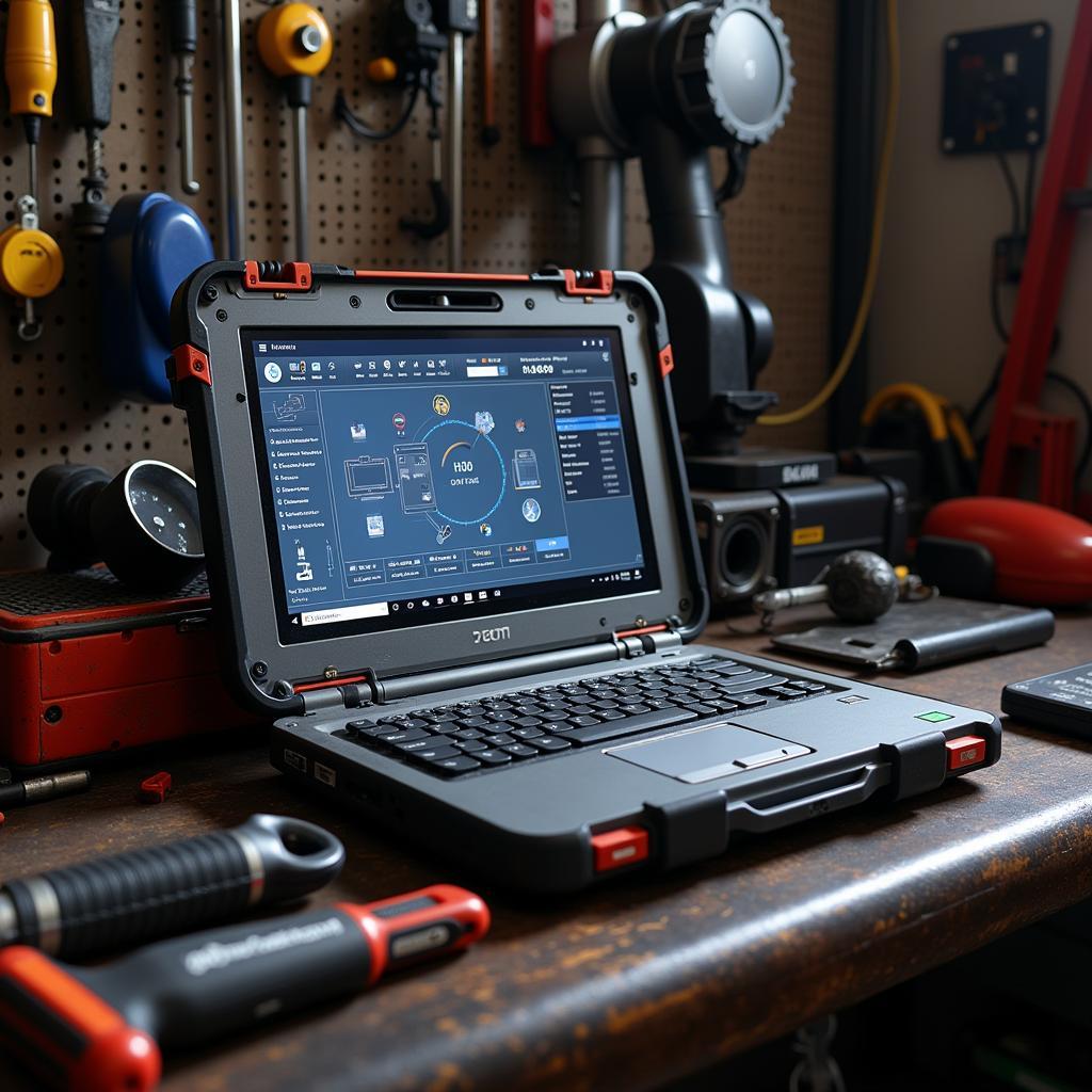 Toughbook CF19 in a Garage Environment